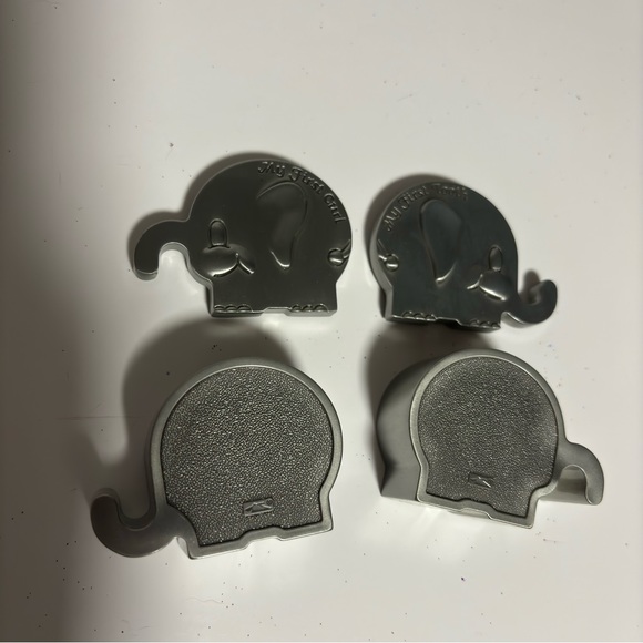 My First Tooth Elephant lined metal trinket boxes satin box Baby gift NIB - Picture 6 of 12